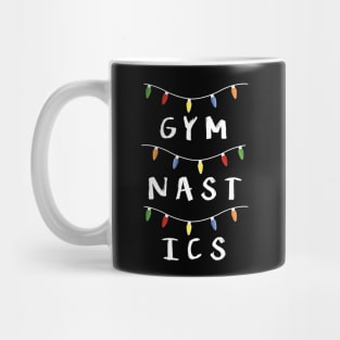 Gymnastics Christmas Lights Mug